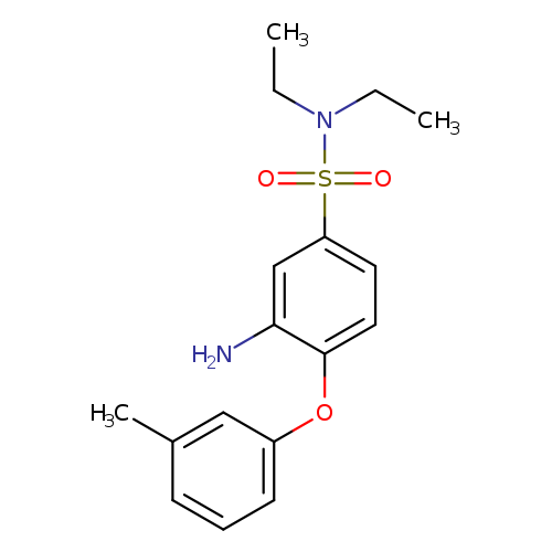 3-Amino-n,n-diethyl-4-(3-methylphenoxy)benzenesulfonamide