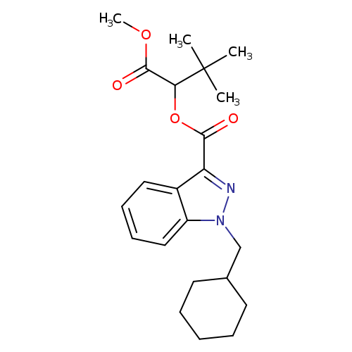 1-methoxy-3,3-dimethyl-1-oxobutan-2-yl1-(cyclohexylmethyl)-1H-indazole-3-carboxylate