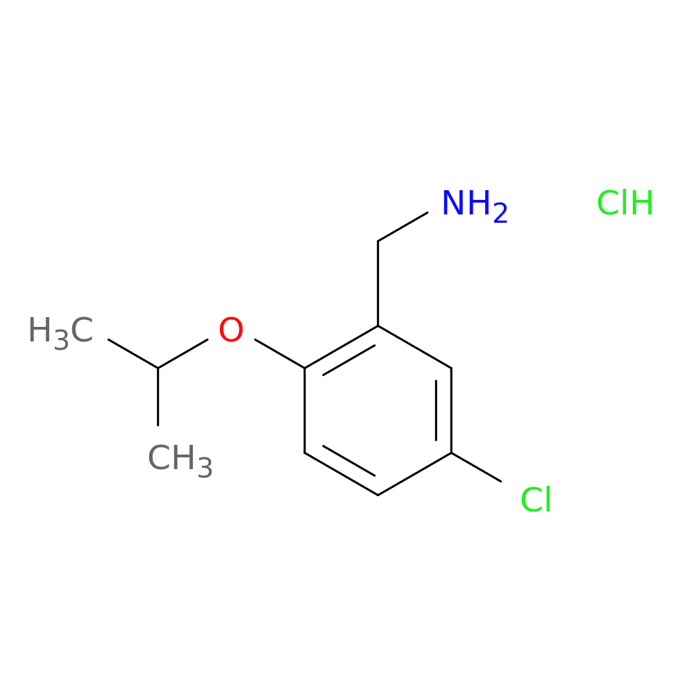 (5-chloro-2-isopropoxyphenyl)methanamine hydrochloride