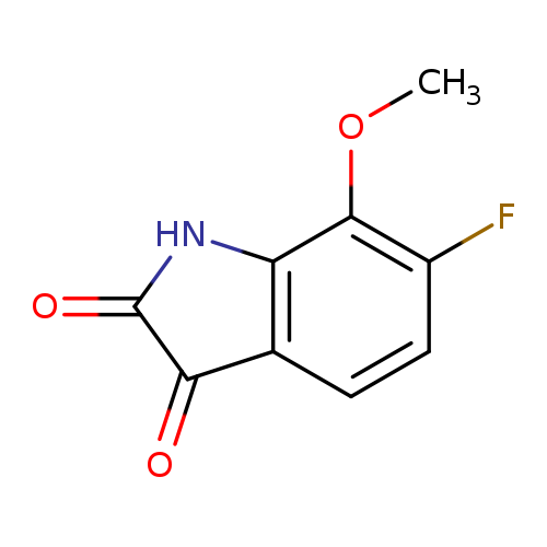 6-fluoro-7-methoxy-2,3-dihydro-1H-indole-2,3-dione