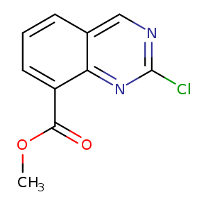 8-Quinazolinecarboxylic acid, 2-chloro-, methyl ester