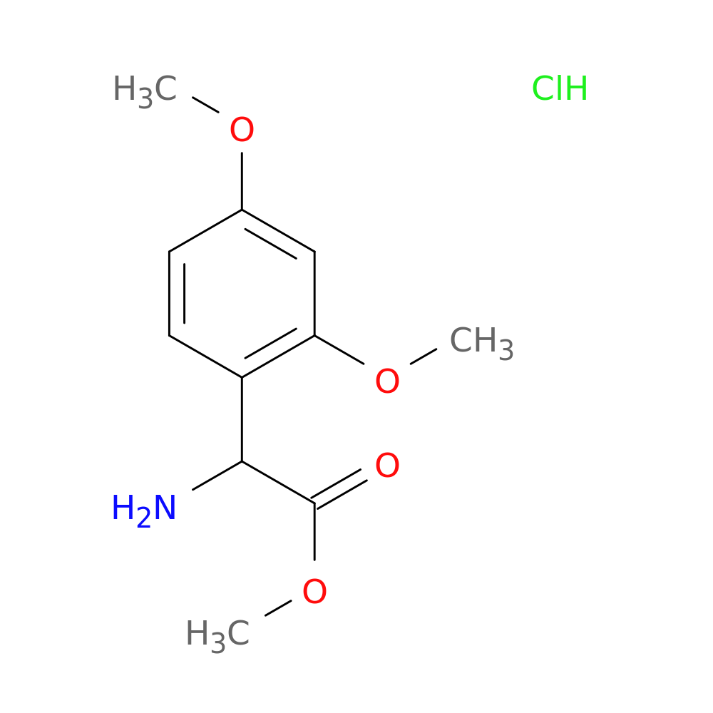 methyl 2-amino-2-(2,4-dimethoxyphenyl)acetate hydrochloride