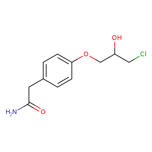 2-(4-(3-Chloro-2-hydroxypropoxy)phenyl)acetamide