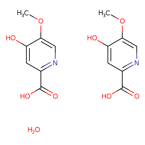 bis(4-hydroxy-5-methoxypyridine-2-carboxylic acid) hydrate