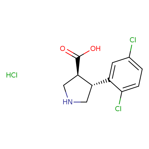 (+/-)-Trans-4-(2,5-dichloro-phenyl)-pyrrolidine-3-carboxylic acid HCl
