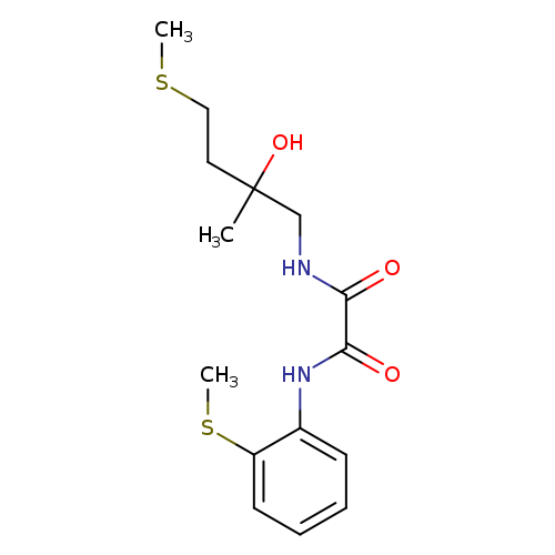 N-[2-hydroxy-2-methyl-4-(methylsulfanyl)butyl]-N'-[2-(methylsulfanyl)phenyl]ethanediamide