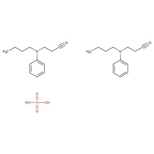 3-[butyl(phenyl)amino]propanenitrile sulfate(2:1)