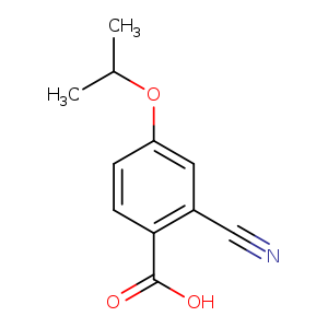 2-cyano-4-(propan-2-yloxy)benzoic acid