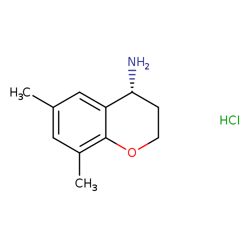 (4R)-6,8-dimethyl-3,4-dihydro-2H-1-benzopyran-4-amine hydrochloride