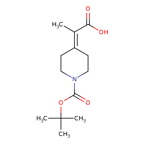 2-{1-[(tert-Butoxy)carbonyl]piperidin-4-ylidene}propanoic acid
