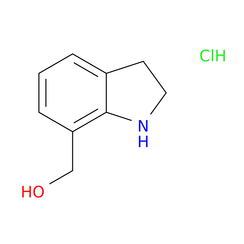 (2,3-dihydro-1H-indol-7-yl)methanol hydrochloride