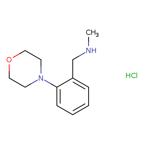 methyl({[2-(morpholin-4-yl)phenyl]methyl})amine hydrochloride