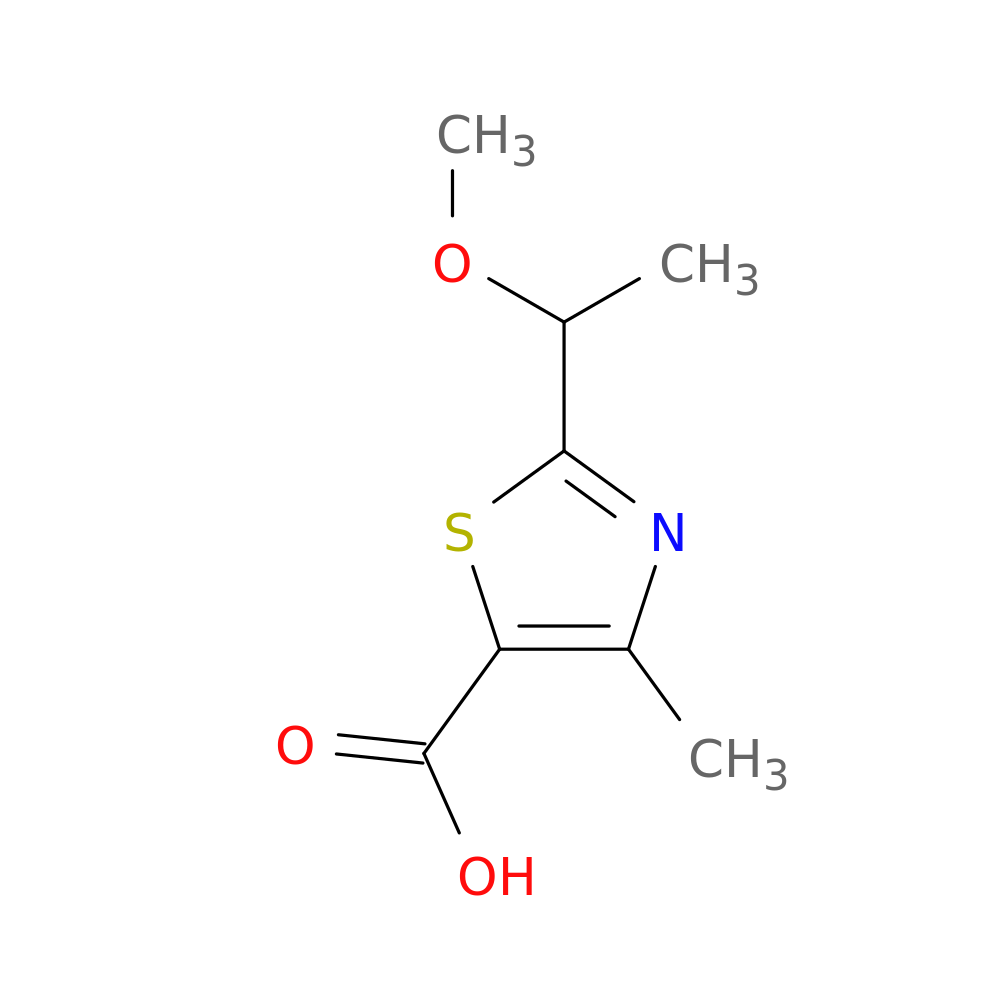 2-(1-methoxyethyl)-4-methyl-1,3-thiazole-5-carboxylic acid