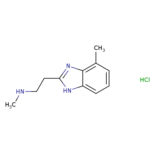 N-methyl-2-(4-methyl-1H-benzimidazol-2-yl)ethanamine hydrochloride