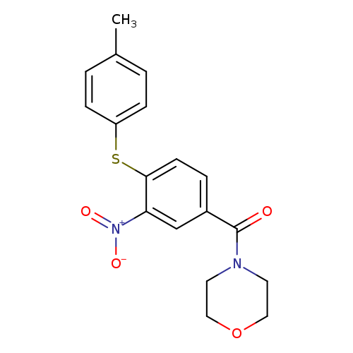 4-{4-[(4-methylphenyl)sulfanyl]-3-nitrobenzoyl}morpholine