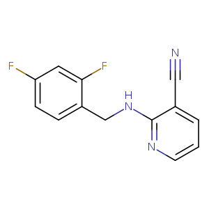 2-{[(2,4-difluorophenyl)methyl]amino}pyridine-3-carbonitrile