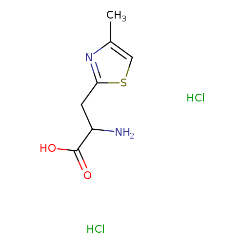 2-amino-3-(4-methyl-1,3-thiazol-2-yl)propanoicaciddihydrochloride