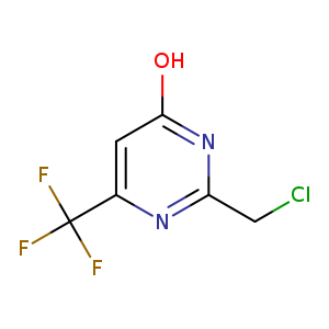 2-(chloromethyl)-6-(trifluoromethyl)pyrimidin-4-ol