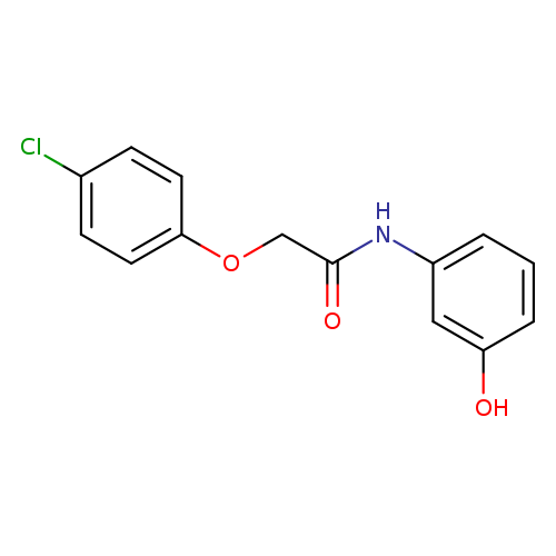 2-(4-chlorophenoxy)-N-(3-hydroxyphenyl)acetamide