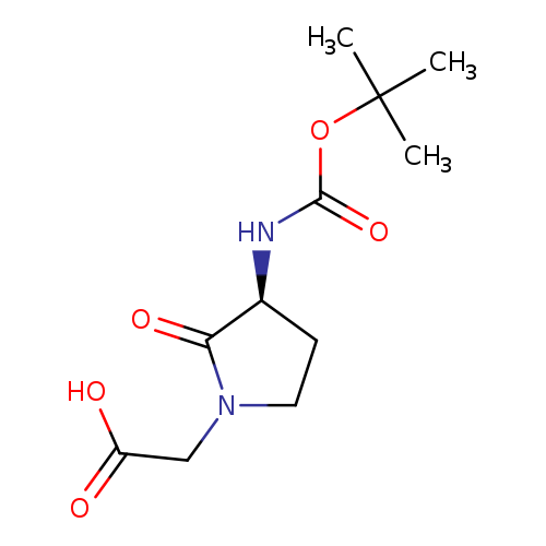 (S)-(3-N-Boc-amino-2-oxo-pyrrolidin-1-yl)-acetic acid