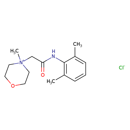 4-{[(2,6-dimethylphenyl)carbamoyl]methyl}-4-methylmorpholin-4-ium chloride