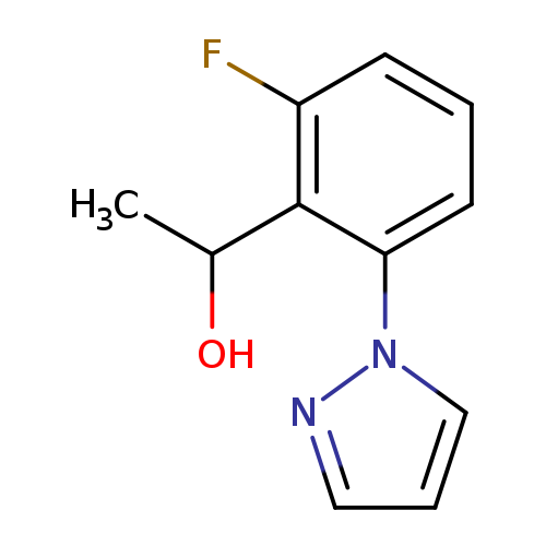 1-[2-fluoro-6-(1H-pyrazol-1-yl)phenyl]ethan-1-ol