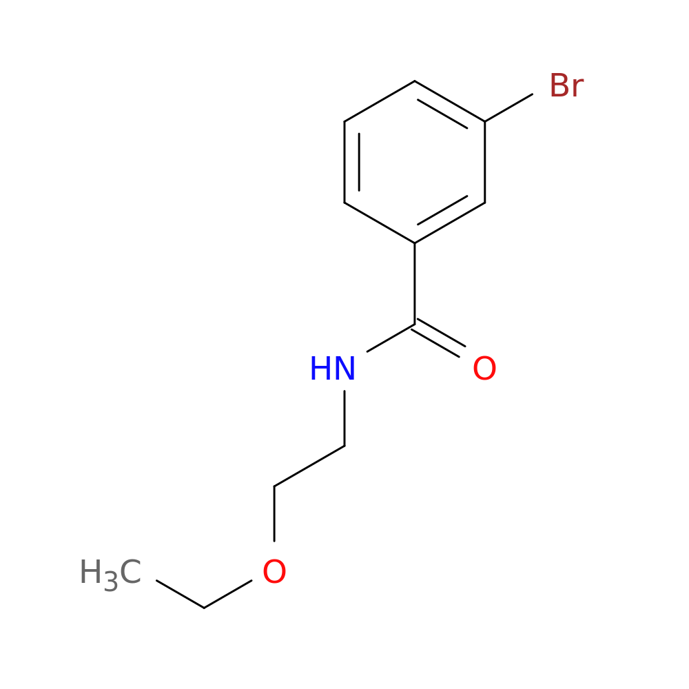 3-Bromo-N-(2-ethoxyethyl)benzamide