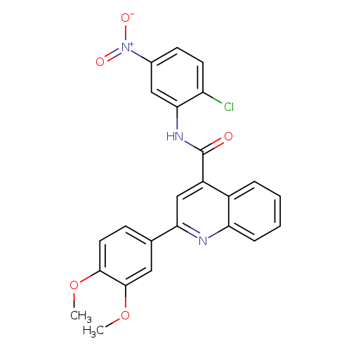 N-{2-chloro-5-nitrophenyl}-2-(3,4-dimethoxyphenyl)-4-quinolinecarboxamide