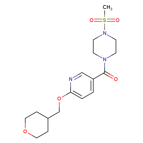 1-methanesulfonyl-4-{6-[(oxan-4-yl)methoxy]pyridine-3-carbonyl}piperazine