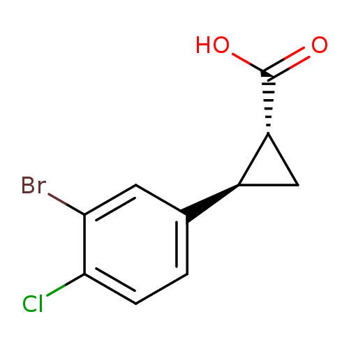rac-(1R,2R)-2-(3-bromo-4-chlorophenyl)cyclopropane-1-carboxylicacid,trans