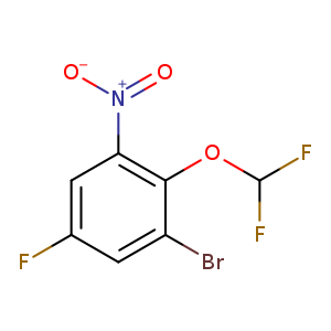 1-Bromo-2-difluoromethoxy-5-fluoro-3-nitrobenzene