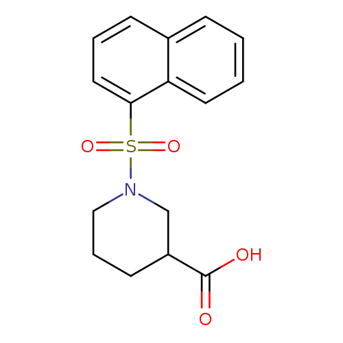 1-(Naphthalen-1-ylsulfonyl)piperidine-3-carboxylic acid