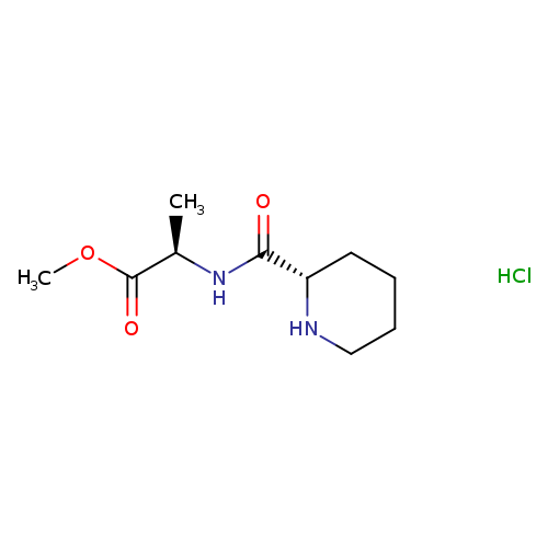 methyl (2R)-2-[(2S)-piperidin-2-ylformamido]propanoate hydrochloride