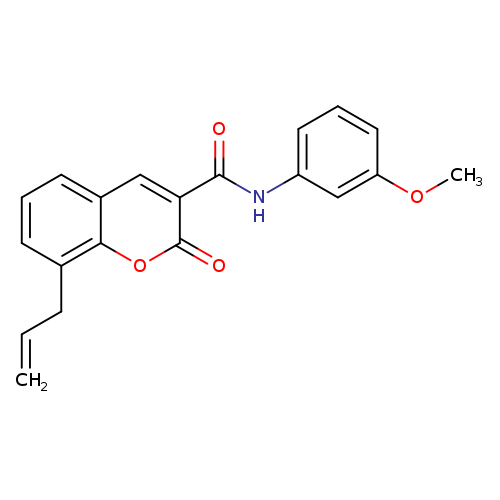 N-(3-methoxyphenyl)-2-oxo-8-(prop-2-en-1-yl)-2H-chromene-3-carboxamide