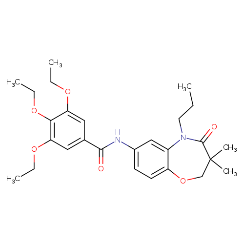 N-(3,3-dimethyl-4-oxo-5-propyl-2,3,4,5-tetrahydro-1,5-benzoxazepin-7-yl)-3,4,5-triethoxybenzamide