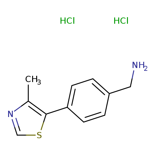 [4-(4-Methyl-1，3-thiazol-5-yl)phenyl]methanamine dihydrochloride