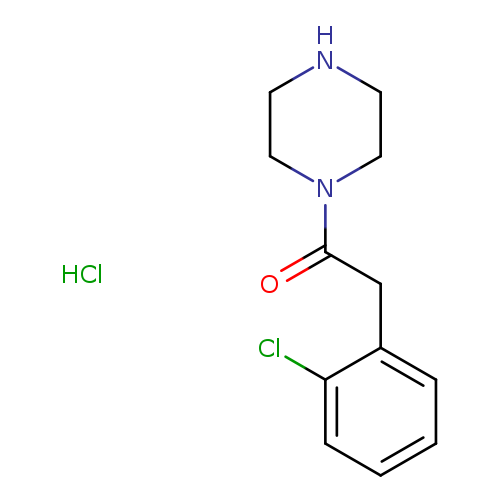 2-(2-chlorophenyl)-1-(piperazin-1-yl)ethan-1-one hydrochloride