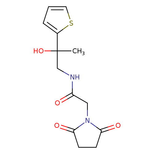 2-(2,5-dioxopyrrolidin-1-yl)-N-[2-hydroxy-2-(thiophen-2-yl)propyl]acetamide