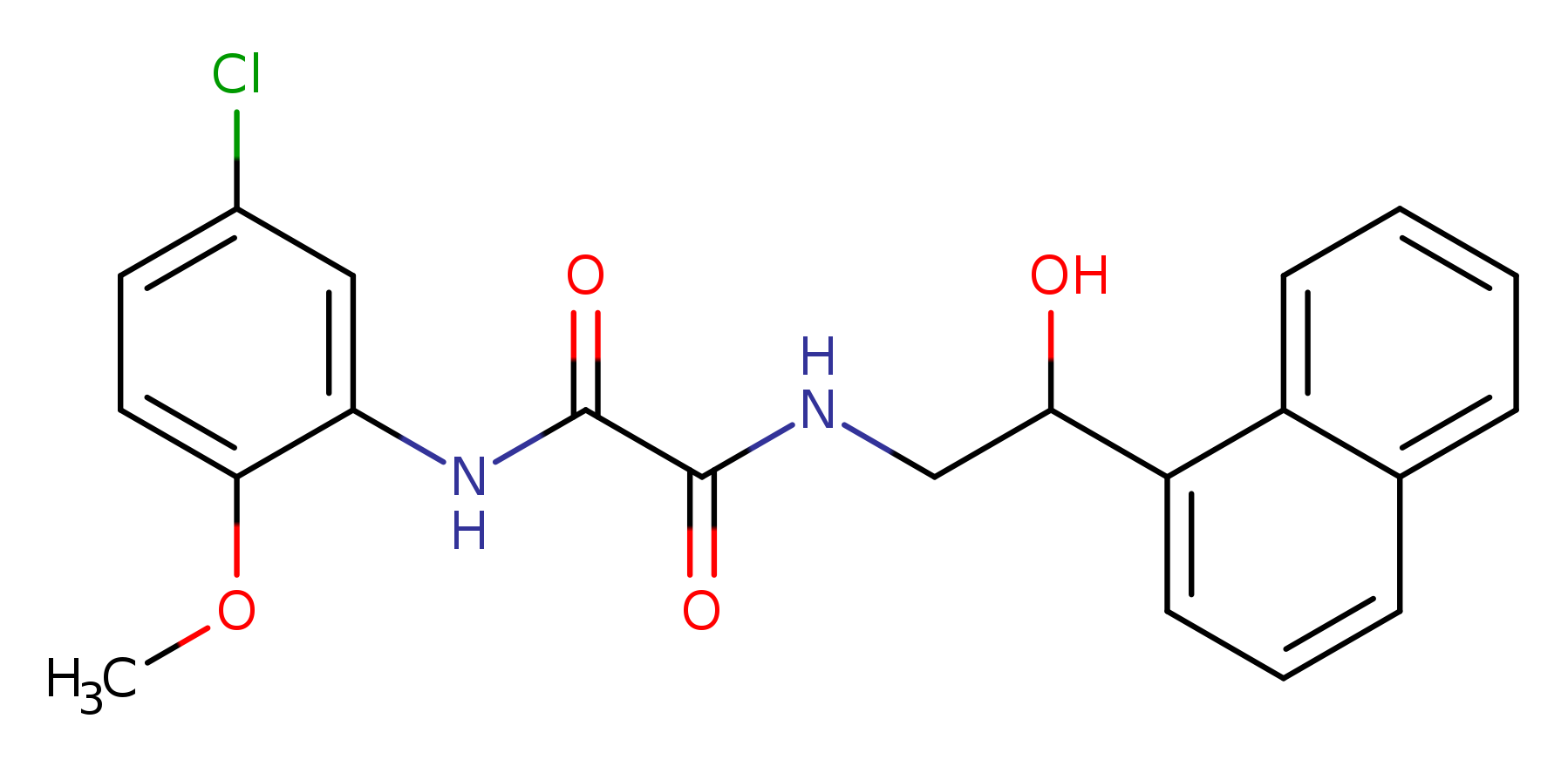 N-(5-chloro-2-methoxyphenyl)-N'-[2-hydroxy-2-(naphthalen-1-yl)ethyl]ethanediamide
