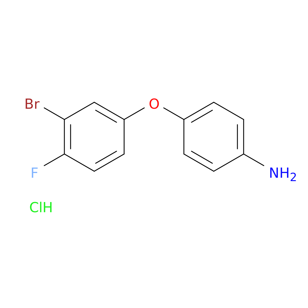 4-(3-Bromo-4-fluorophenoxy)aniline hydrochloride