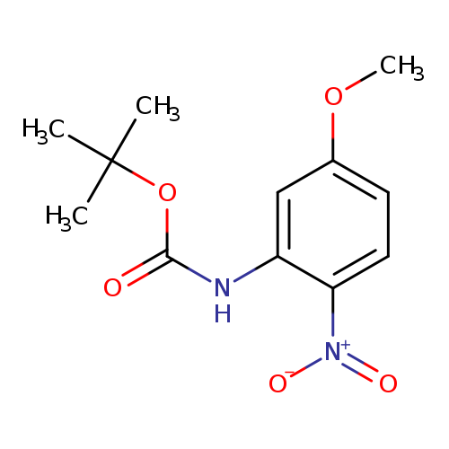 tert-butyl 5-methoxy-2-nitrophenylcarbamate