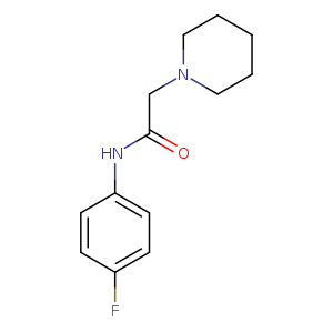 1-Piperidineacetamide, N-(4-fluorophenyl)-