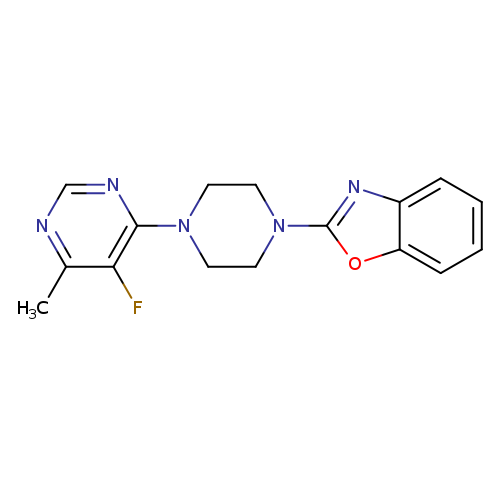 2-[4-(5-fluoro-6-methylpyrimidin-4-yl)piperazin-1-yl]-1,3-benzoxazole