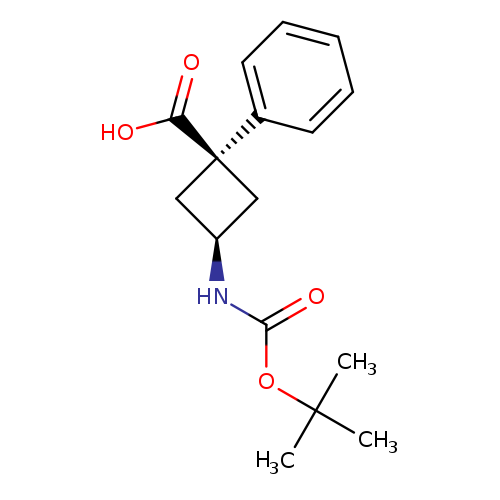 rac-(1s,3s)-3-{[(tert-butoxy)carbonyl]amino}-1-phenylcyclobutane-1-carboxylicacid