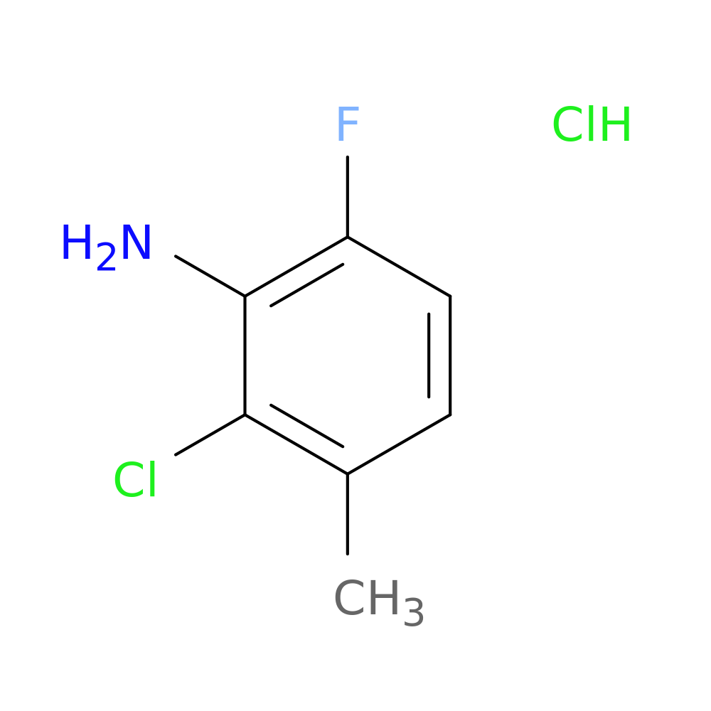 2-chloro-6-fluoro-3-methylaniline hydrochloride