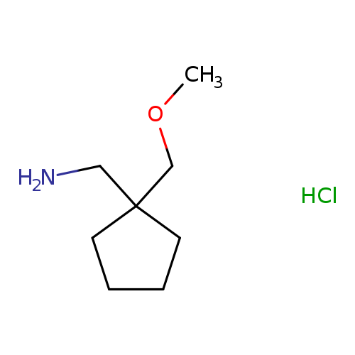 {[1-(methoxymethyl)cyclopentyl]methyl}amine hydrochloride