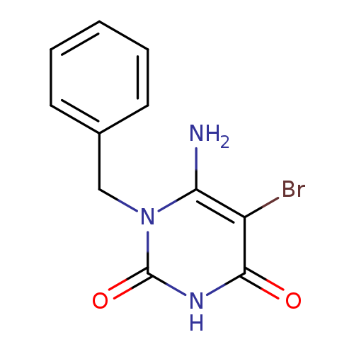 6-Amino-1-benzyl-5-bromouracil