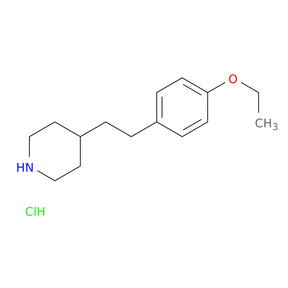 4-[2-(4-ethoxyphenyl)ethyl]piperidine hydrochloride