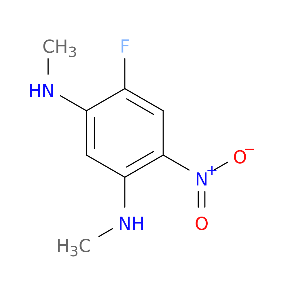 4-fluoro-N1,N3-dimethyl-6-nitrobenzene-1,3-diamine