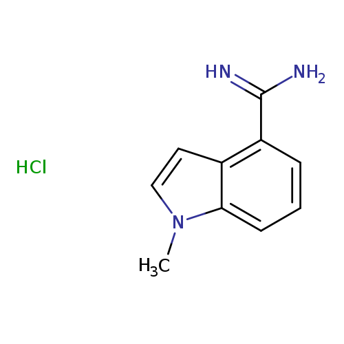 1-Methyl-1h-indole-4-carboximidamide hydrochloride